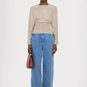 Faithfull the Brand Linen Dolman Sleeve Top 4